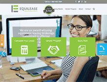 Tablet Screenshot of equilease.com